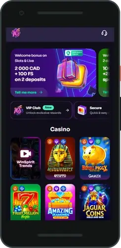 Win Spirit casino apk